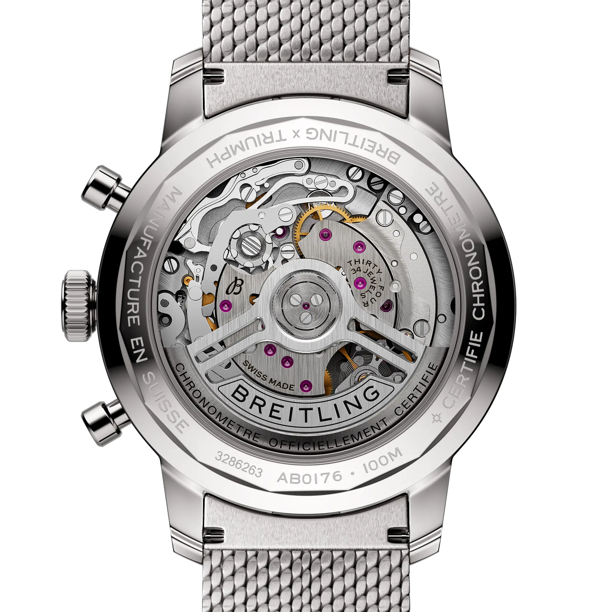 Breitling Top Time B01 Triumph 41 Watch with Stainless Steel Bracelet