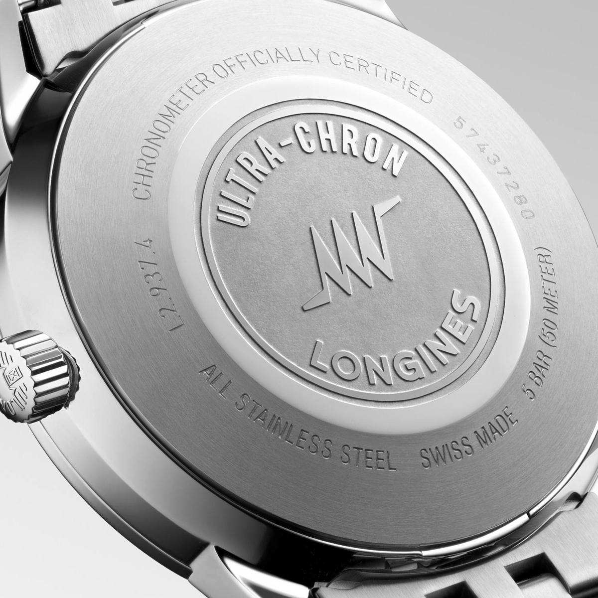 Longines Ultra-Chron Classic 40mm Watch with Silver Dial
