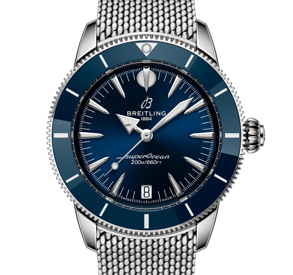 Breitling Superocean Heritage Automatic 36 Watch with Blue Dial