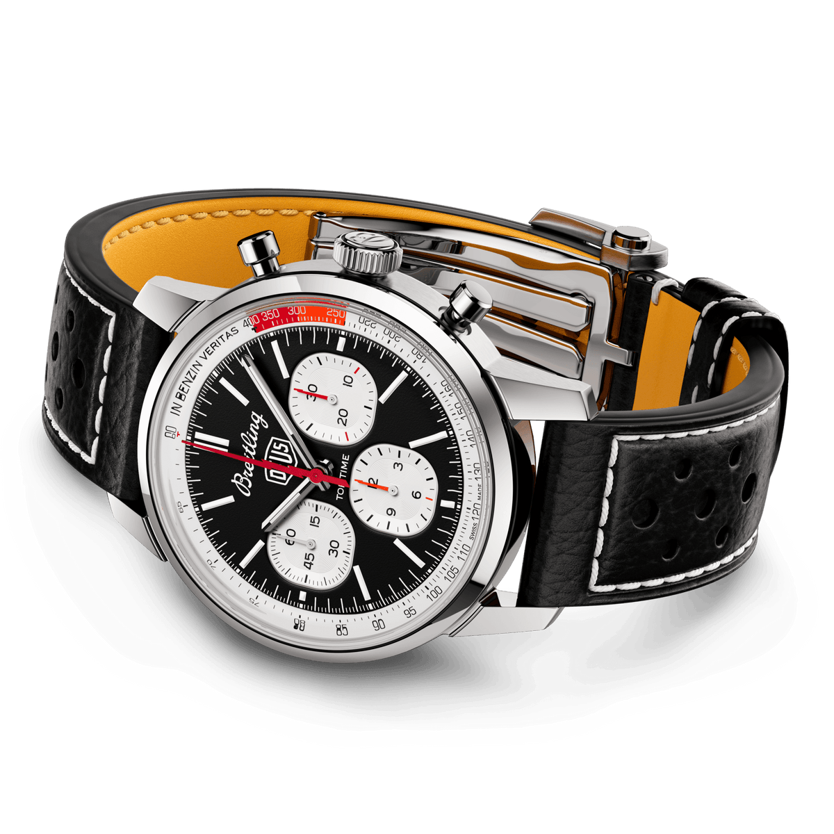 Breitling Top Time B01 Deus Watch with Black Dial
